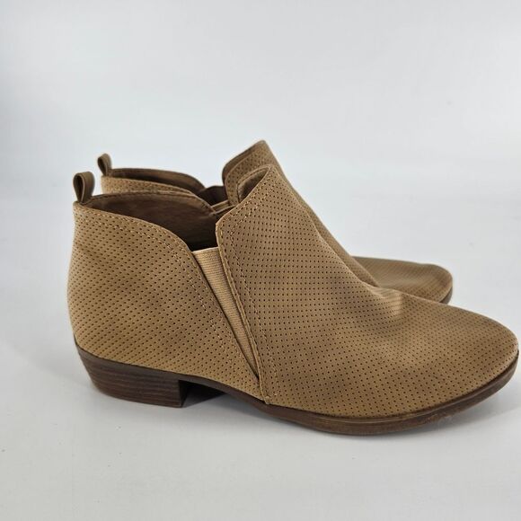 Rampage booties womens 10 tesla brown tan boots ankle - Picture 2 of 5